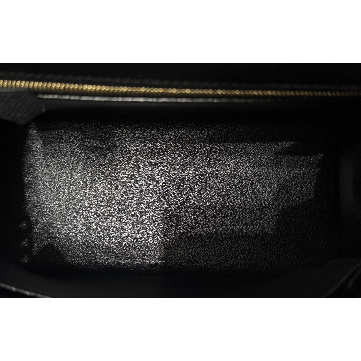 Hermes Kelly 25 Sellier Black Noir Epsom Leather Gold Hardware