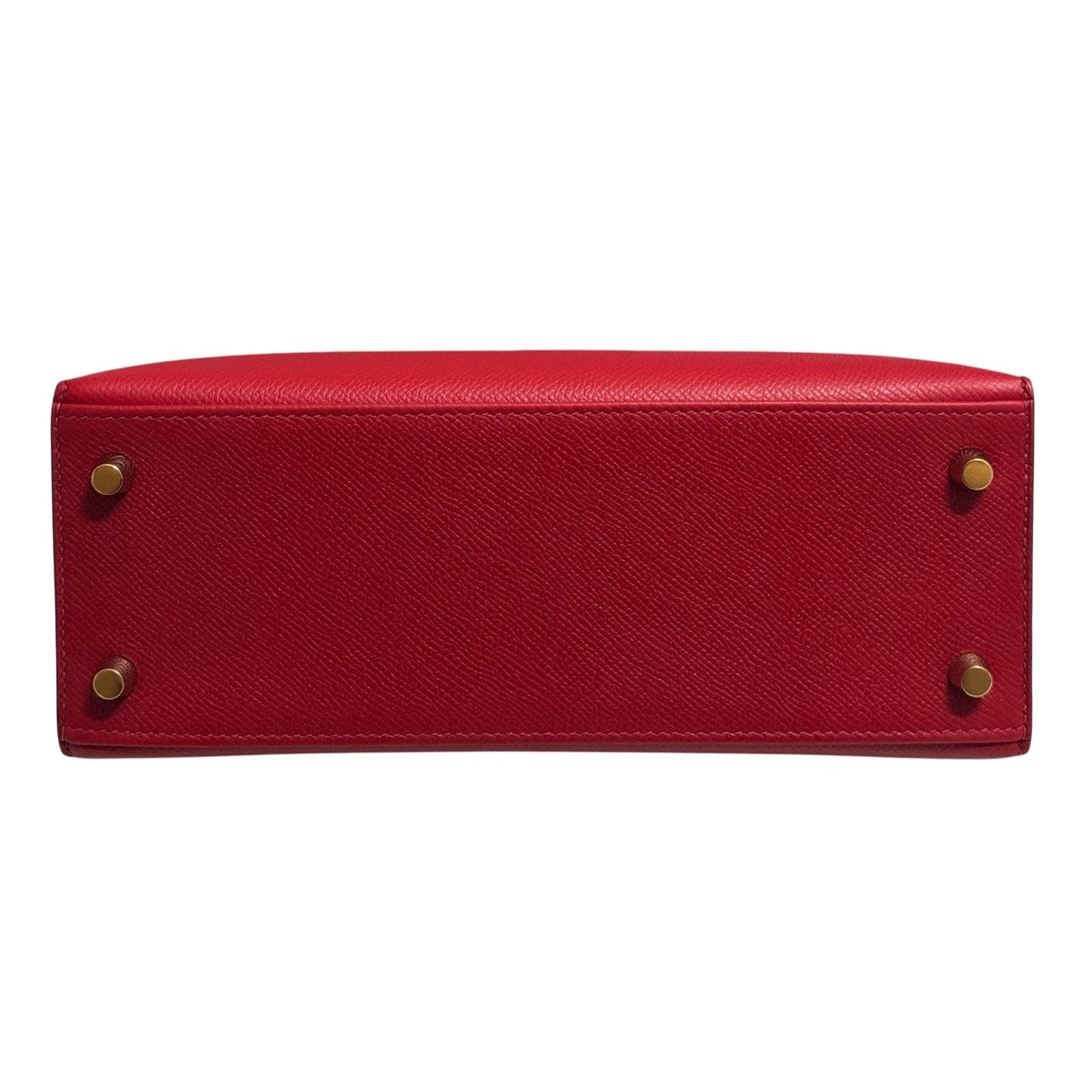Hermes Kelly 25 Sellier Rouge Casaque Red Epsom Leather Gold Hardware