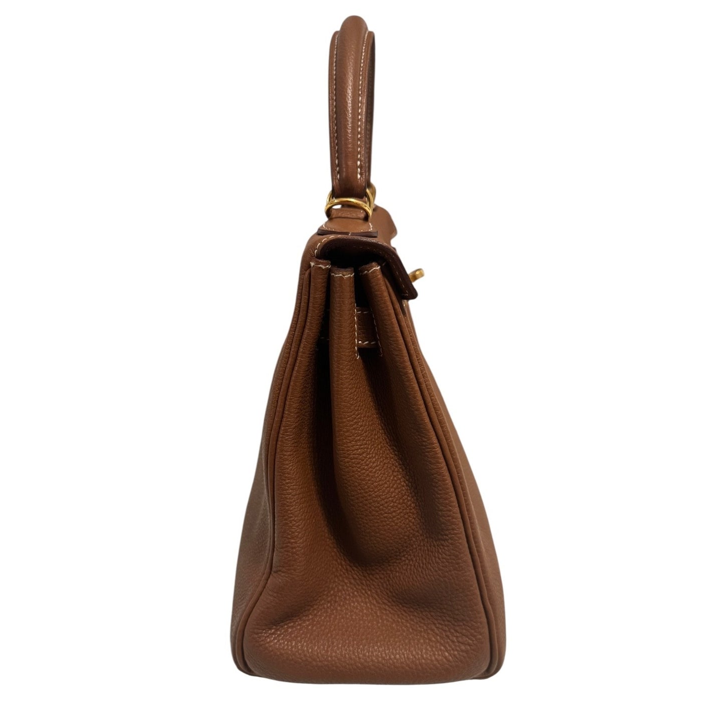 Hermes Kelly 28 Gold Tan Togo Leather Gold Hardware RARE