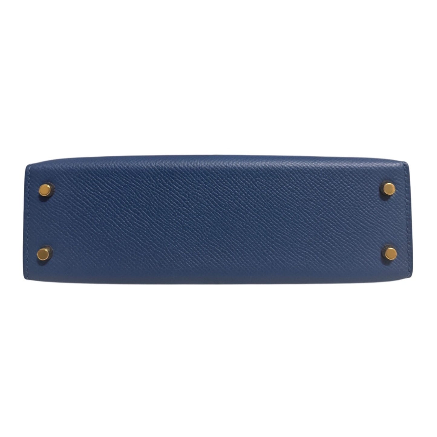 Hermes Kelly Mini 20 Blue Agate Bleu Epsom Gold Hardware RARE