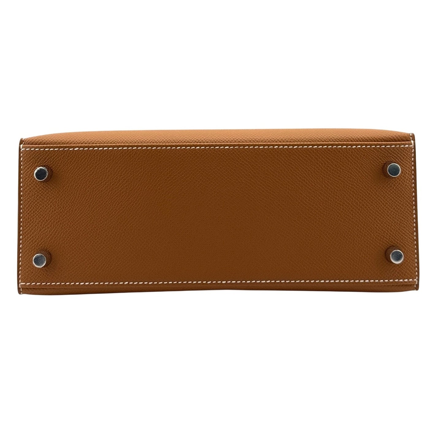 Hermes Kelly 25 Sellier Gold Tan Epsom Leather Palladium Hardware New 2025