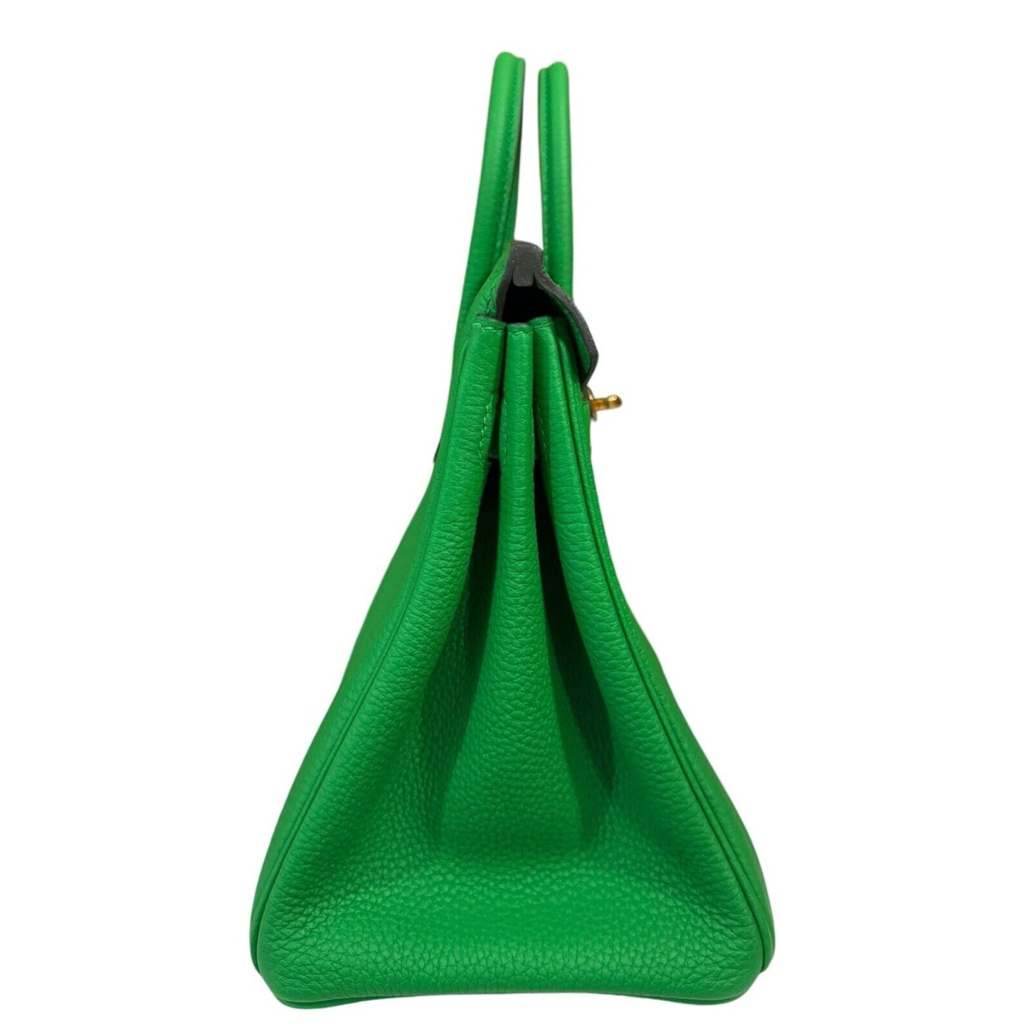 Hermes Birkin 25 Bamboo Bambou Green Togo Leather Gold Hardware Handbag