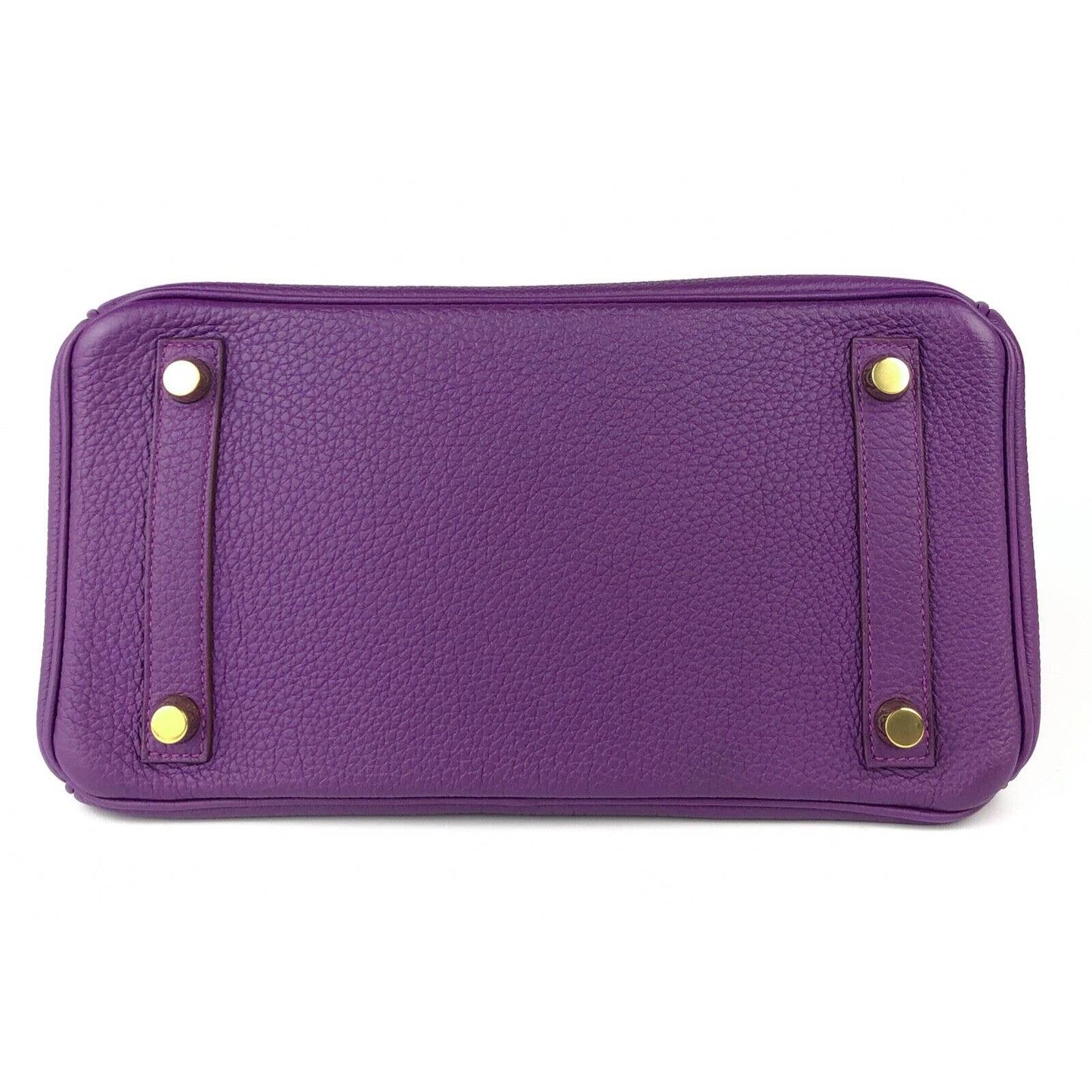 Hermes Birkin 25 Anemone Purple Togo Leather Gold Hardware Handbag Bag