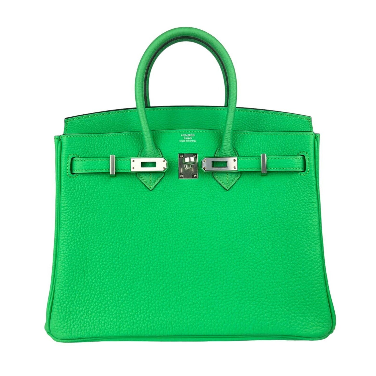 Hermes Birkin 25 Vert Comics Green Togo Leather Palladium Hardware 2023 Handbag
