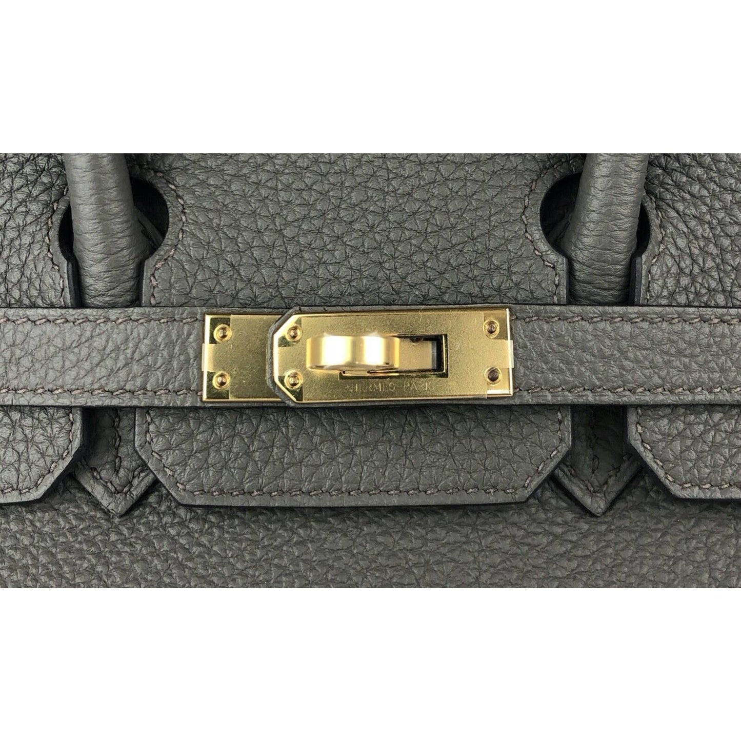 Hermes Birkin 25 Etain Gray Brown Grey Togo Leather Gold Hardware Handbag 2020