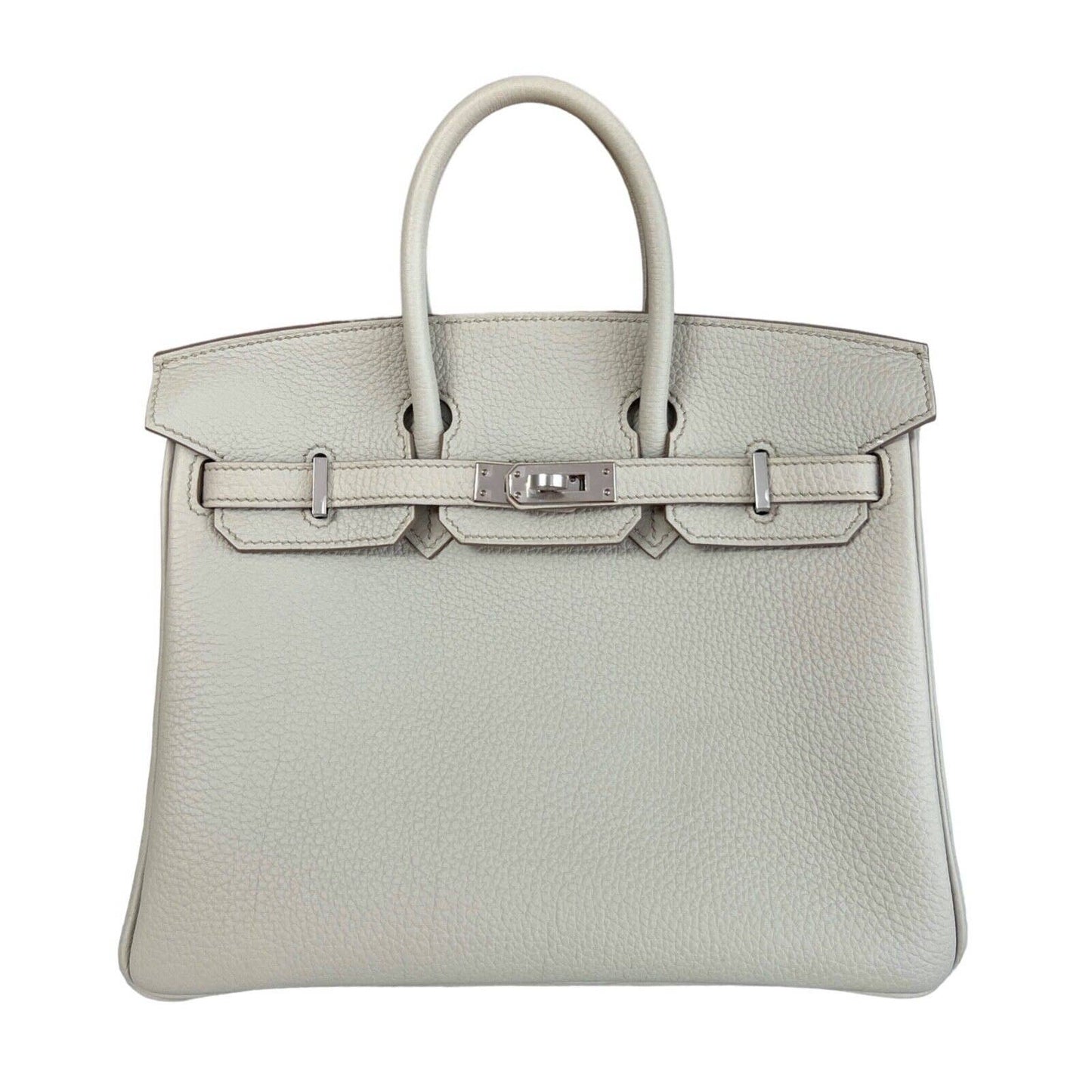 Hermes Birkin 25 Beton Togo Leather Palladium Hardware 2022 Handbag Bag
