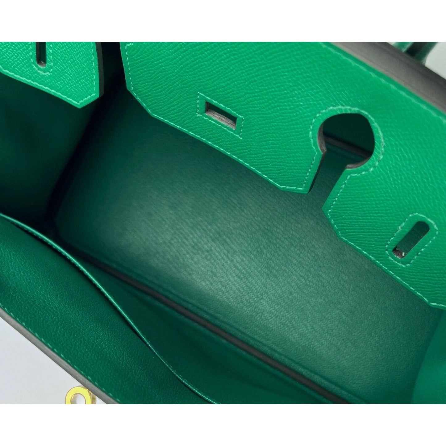 Hermes Birkin 30 Vert Vertigo Green Epsom Leather Handbag Gold Hardware 2018