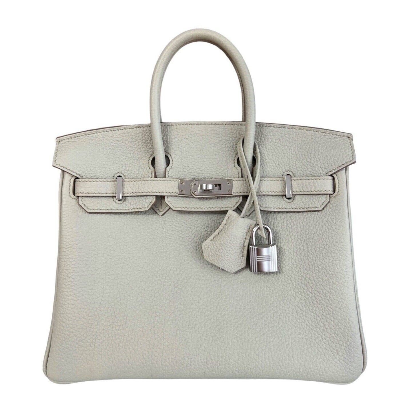 Hermes Birkin 25 Beton Togo Leather Palladium Hardware 2022 Handbag Bag
