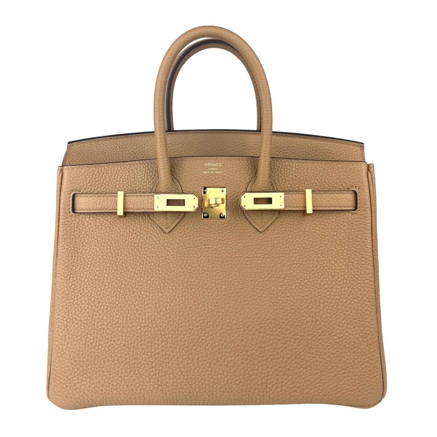 Hermes Birkin 25 Chai Tan Togo Leather Gold Hardware U Stamp 2022