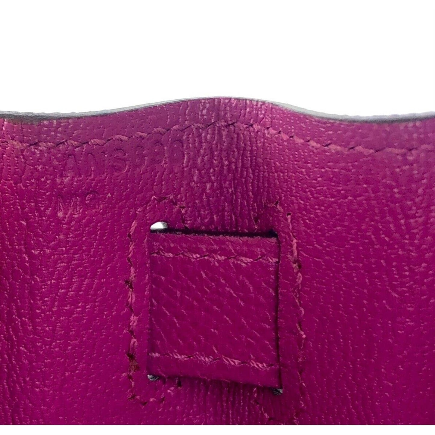 Hermes Kelly 28 Sellier Rose Pourpre Pink Purple Epso Palladium Hardware