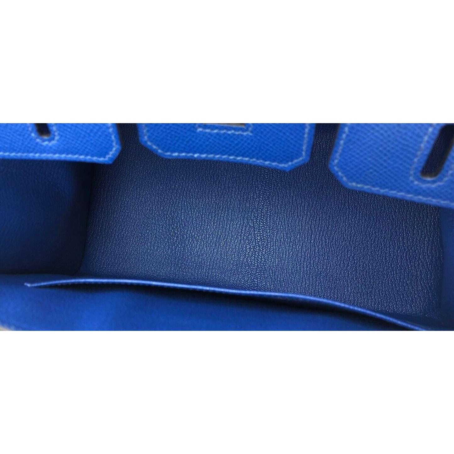 Hermes Birkin 25 Sellier Blue Bleu France Epsom Leather Gold Hardware