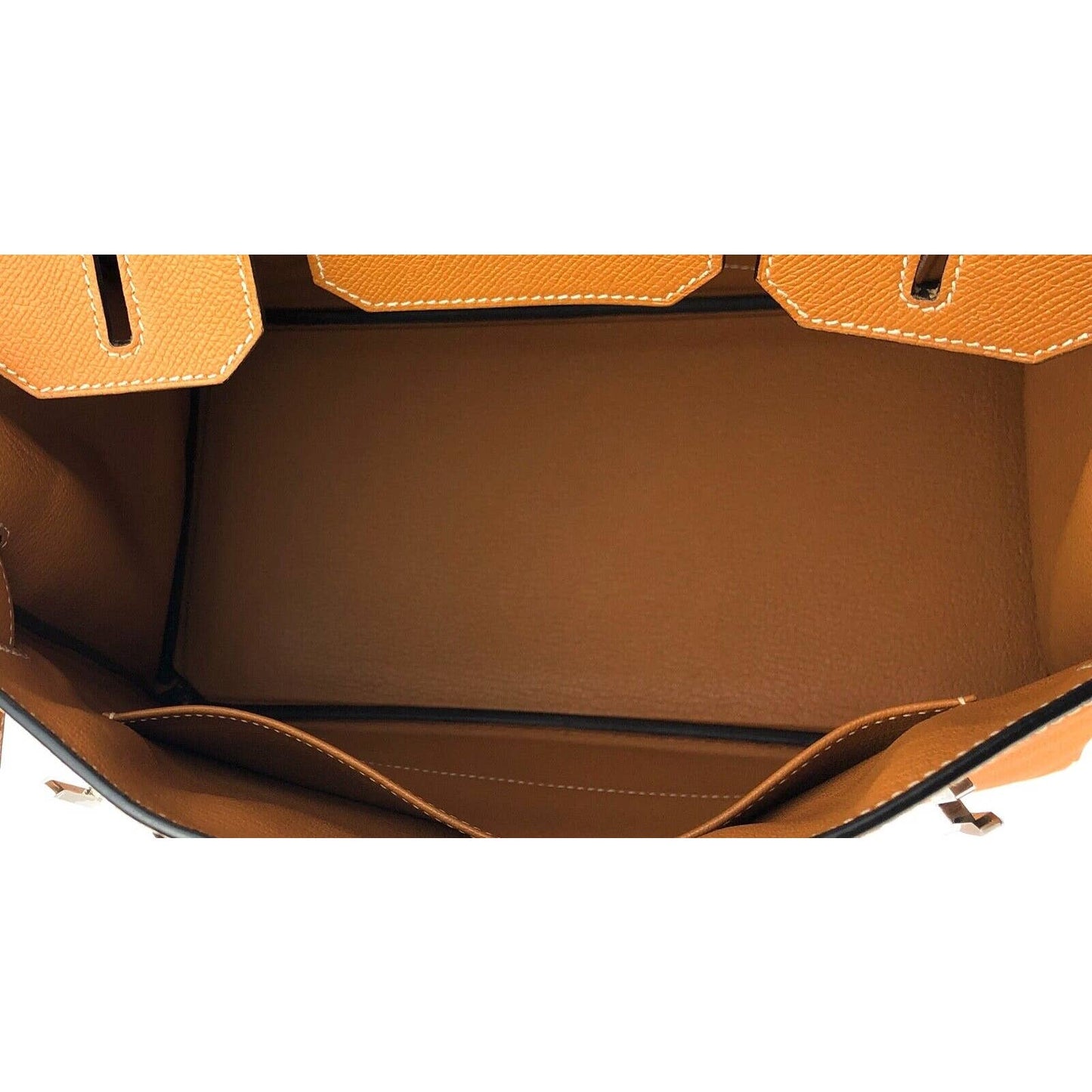 Hermes Birkin 30 Toffee Tan Camel Epsom Leather Palladium Hardware