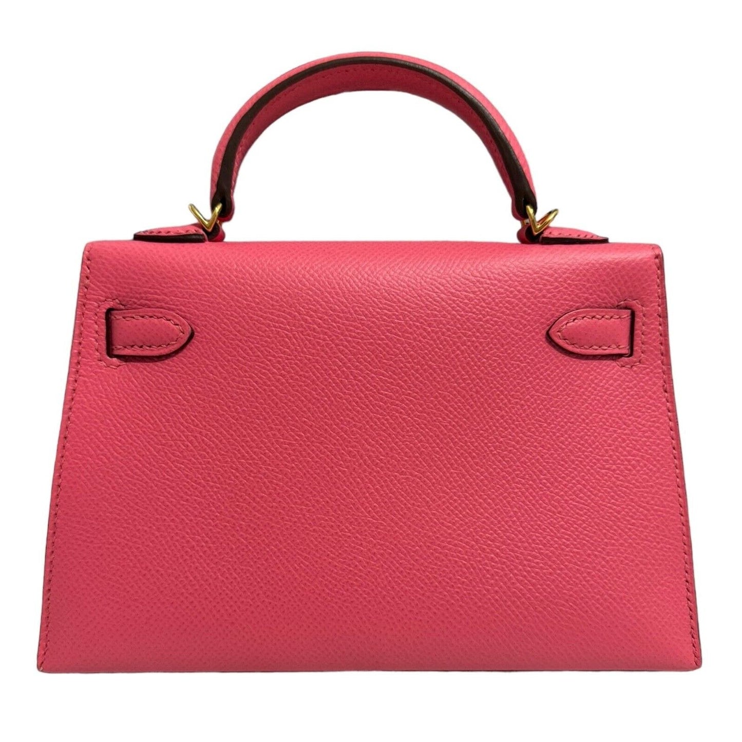Hermes Kelly Mini 20 Rose Azalea Azalea Pink Epsom Leather Gold Hardware