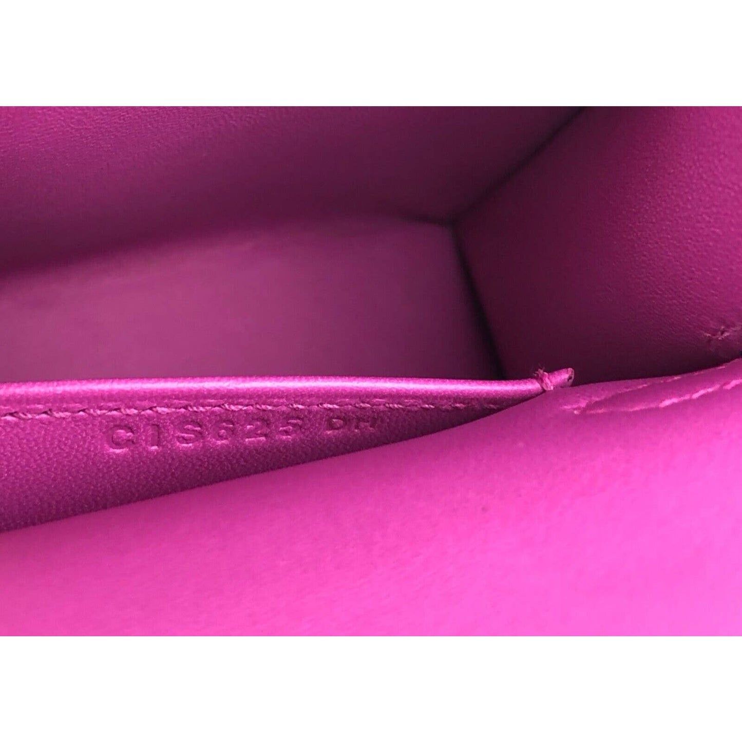 Hermes Kelly Mini 20 Magnolia Pink Purple Epsom Leather Palladium Hardware