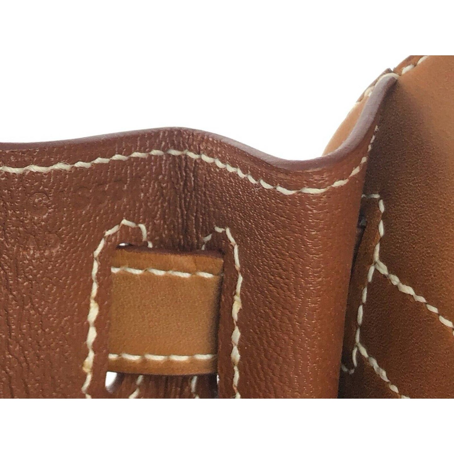 Hermes Kelly 28 Sellier Barenia Fauve Tan Leather Gold Hardware