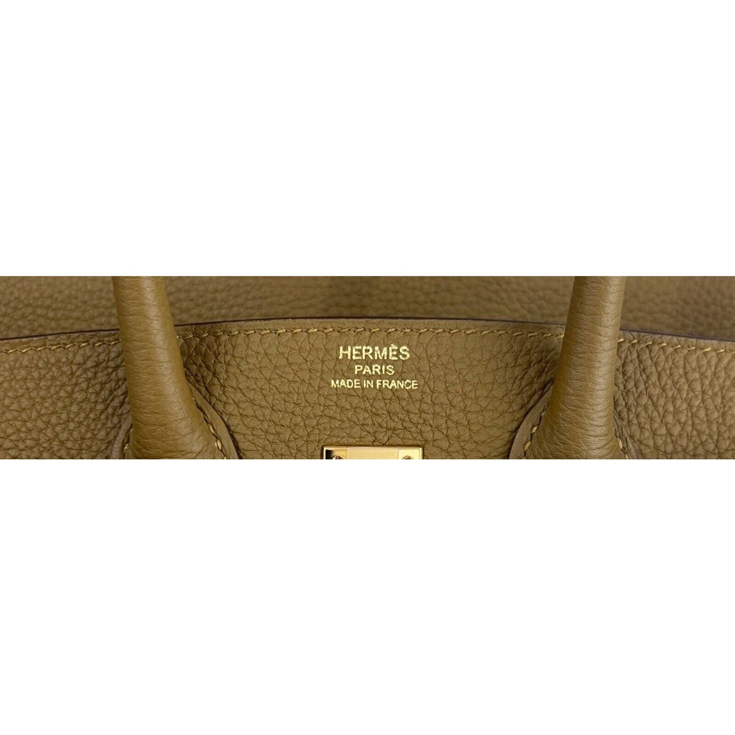 Hermes Birkin 25 Bronze Dore Togo Leather Gold Hardware Handbag