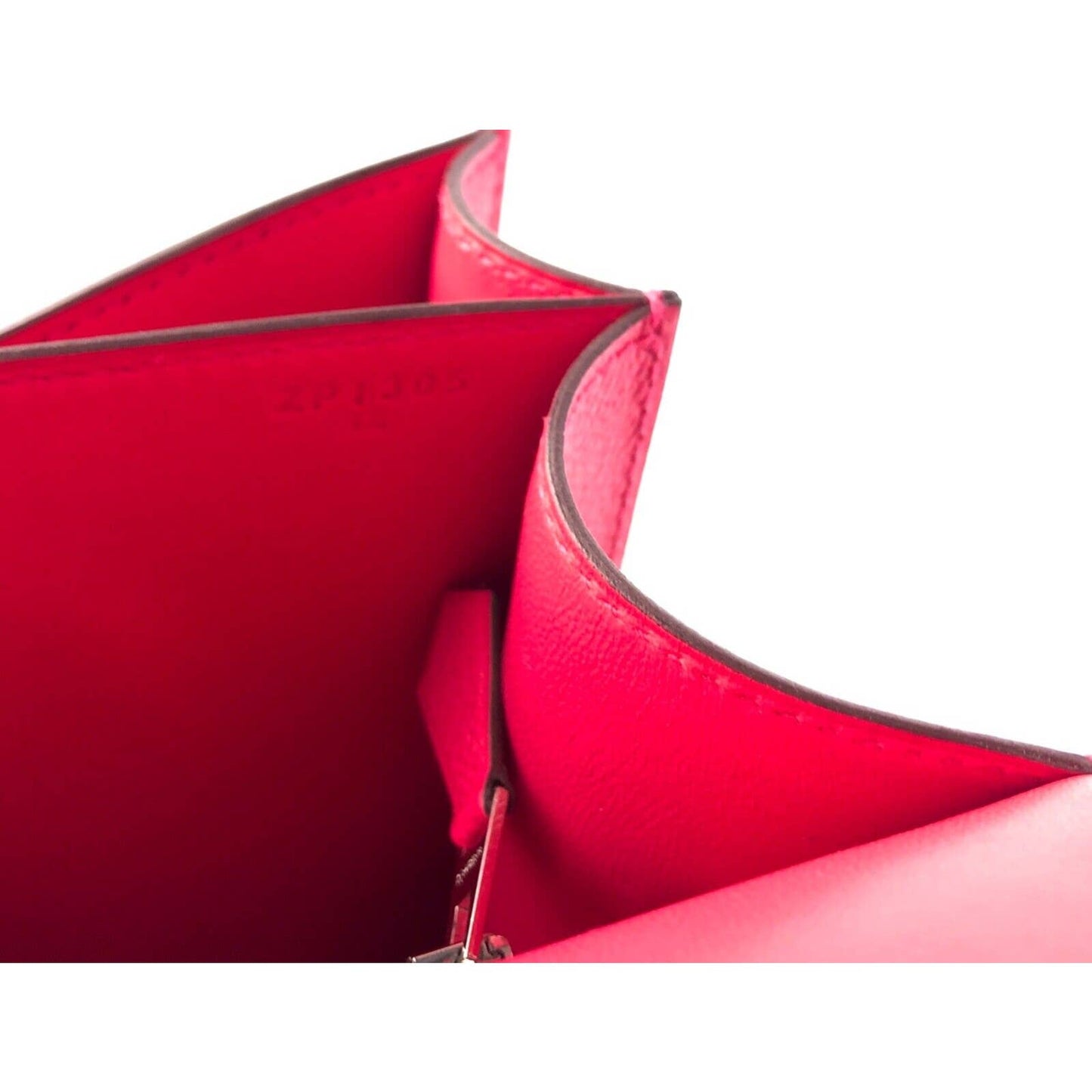 HERMES Constance 24 Rose Extreme Epsom Pourpre Etru Alligator and Lizard Buckle