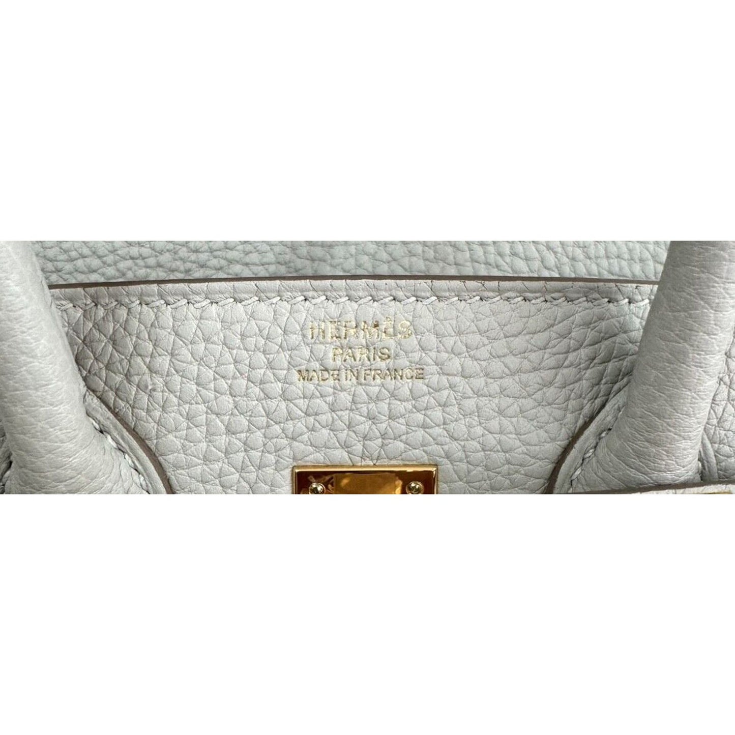 Hermes Birkin 25 Gris Perle Pearl Gray Togo Leather Gold Hardware 2022 Handbag
