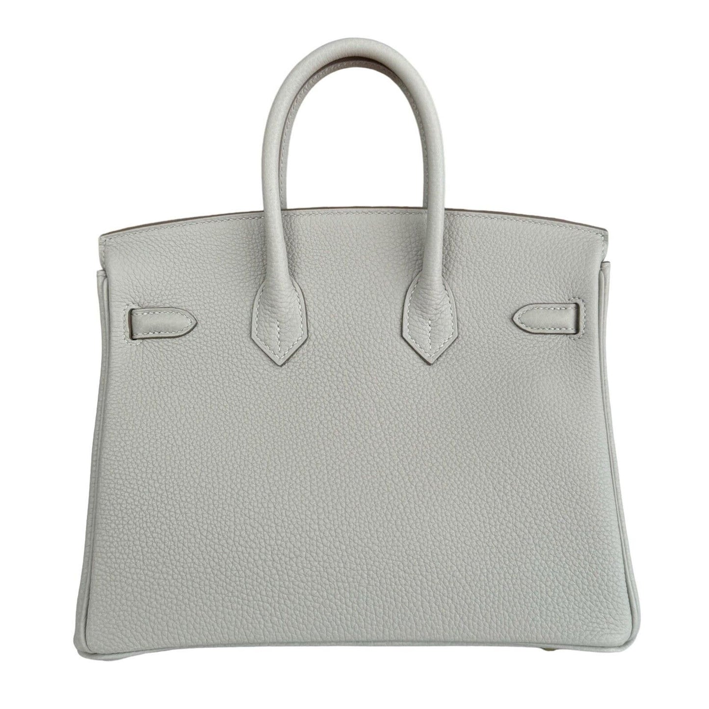 Hermes Birkin 25 Gris Perle Pearl Gray Togo Leather Gold Hardware 2022 Handbag