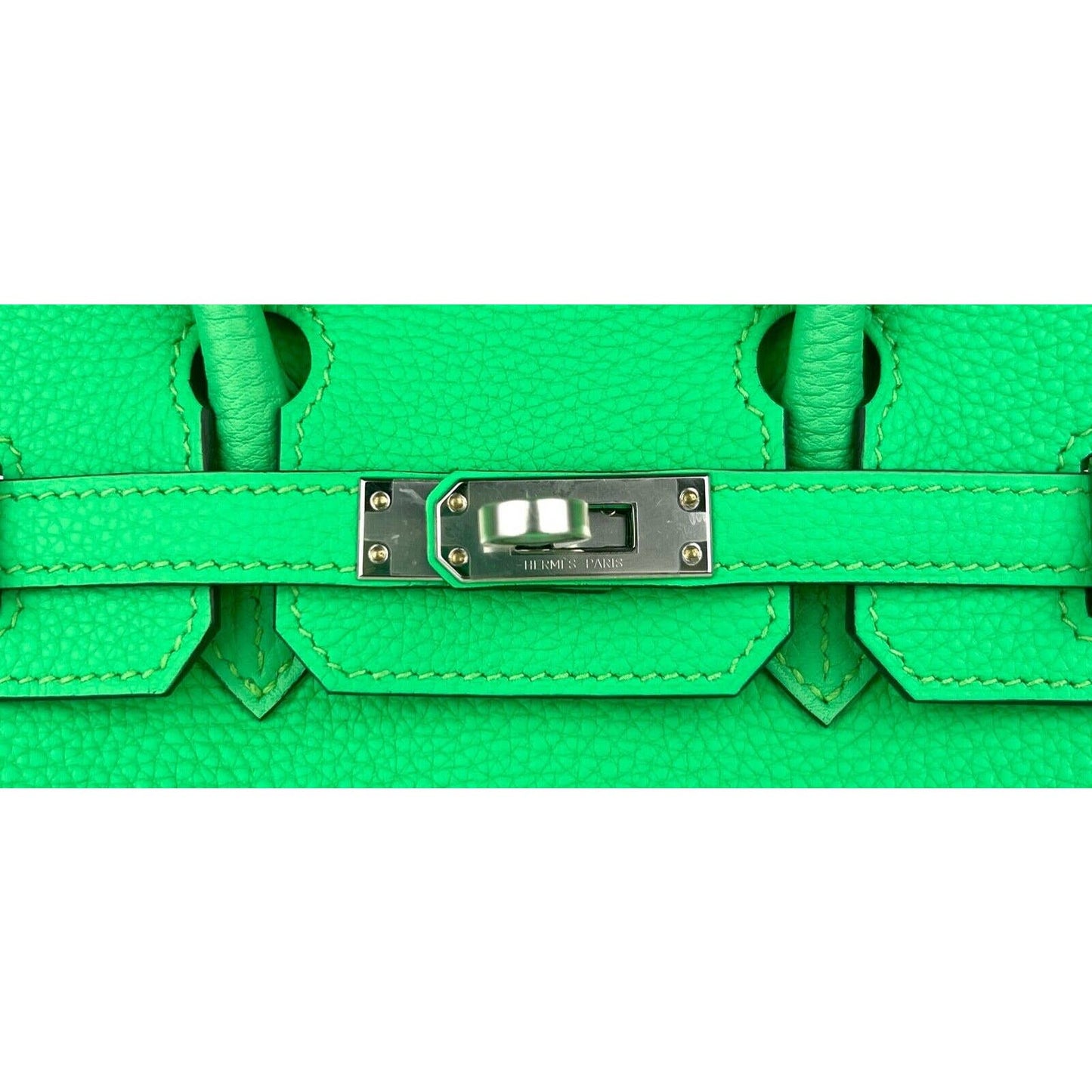 Hermes Birkin 25 Vert Comics Green Togo Leather Palladium Hardware 2023 Handbag