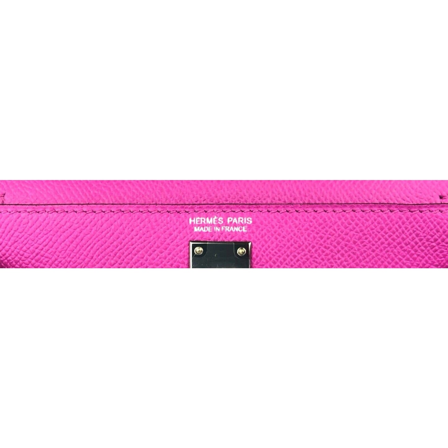 Hermes Kelly Mini 20 Magnolia Pink Purple Epsom Leather Palladium Hardware