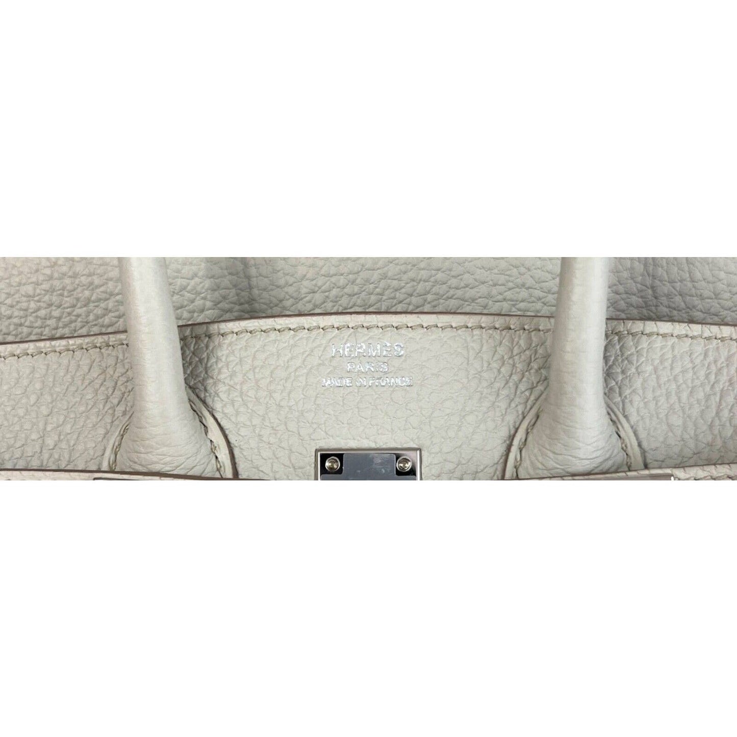 Hermes Birkin 25 Beton Togo Leather Palladium Hardware 2022 Handbag Bag