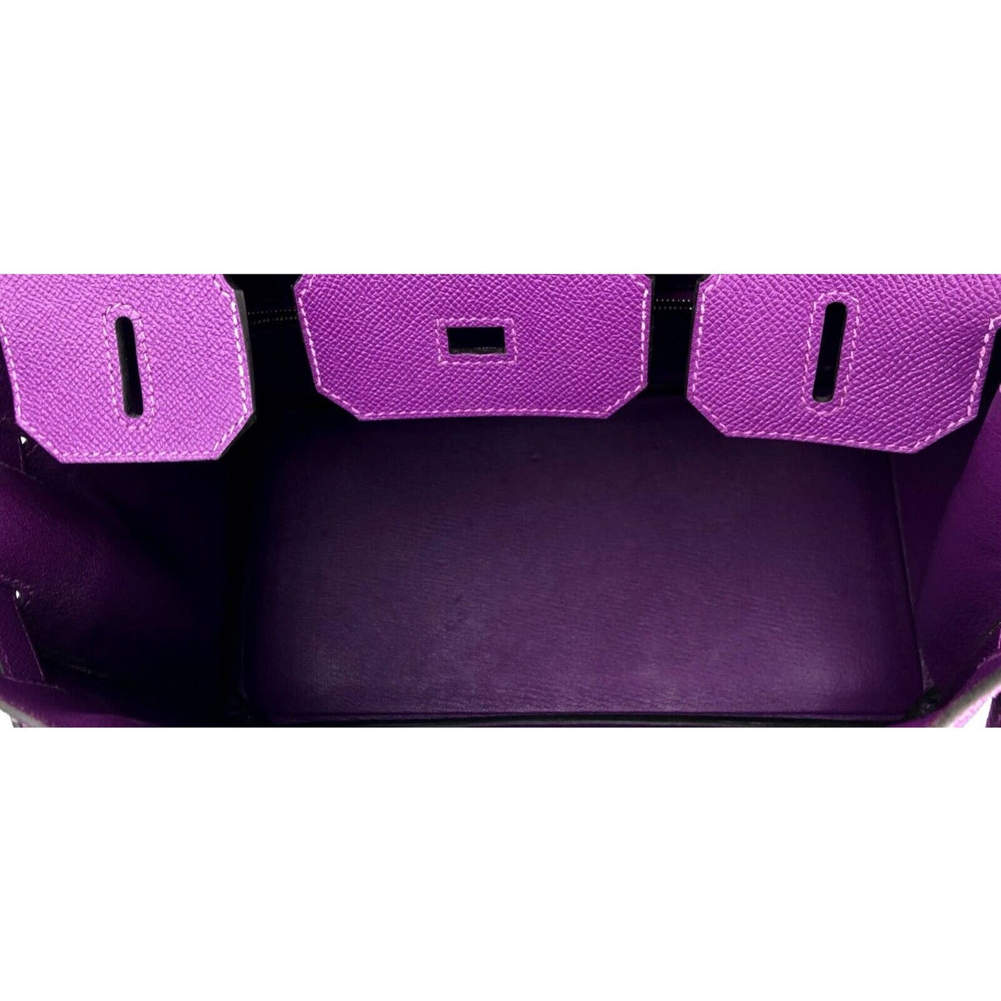 Hermes Birkin 30 Anemone Purple Leather Handbag Palladium Hardware 2020