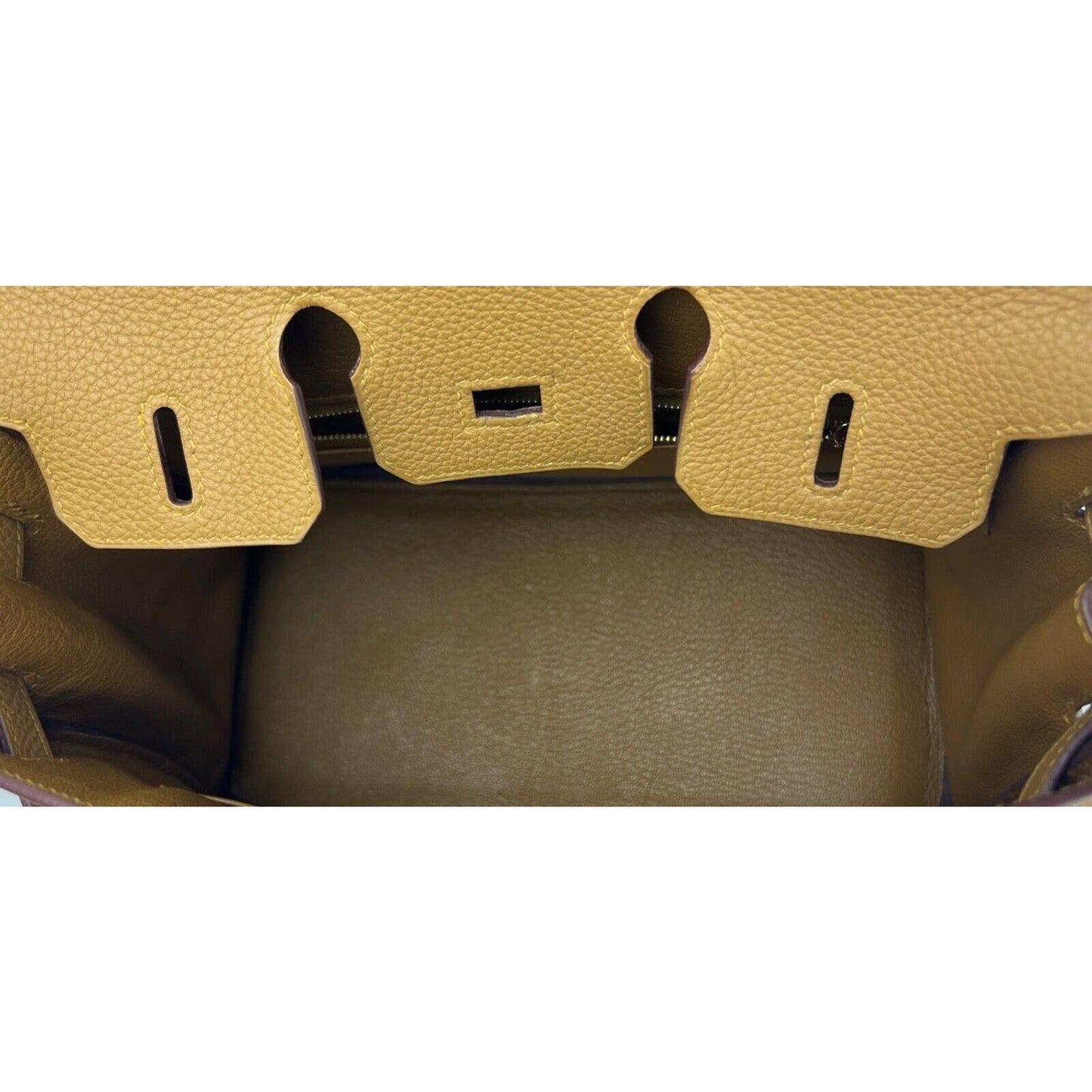 Hermes Birkin 25 Bronze Dore Togo Leather Gold Hardware Handbag
