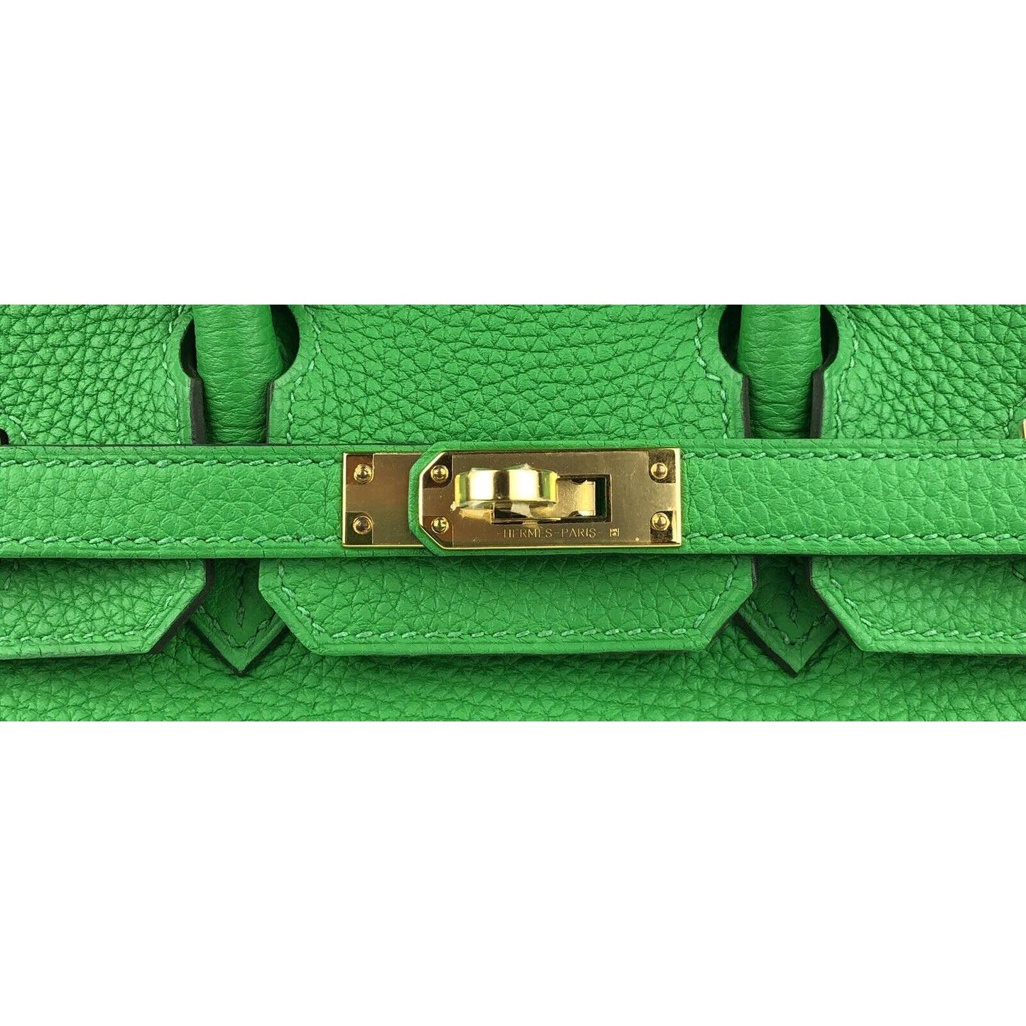 Hermes Birkin 25 Bamboo Green Togo Leather Gold Hardware 2020