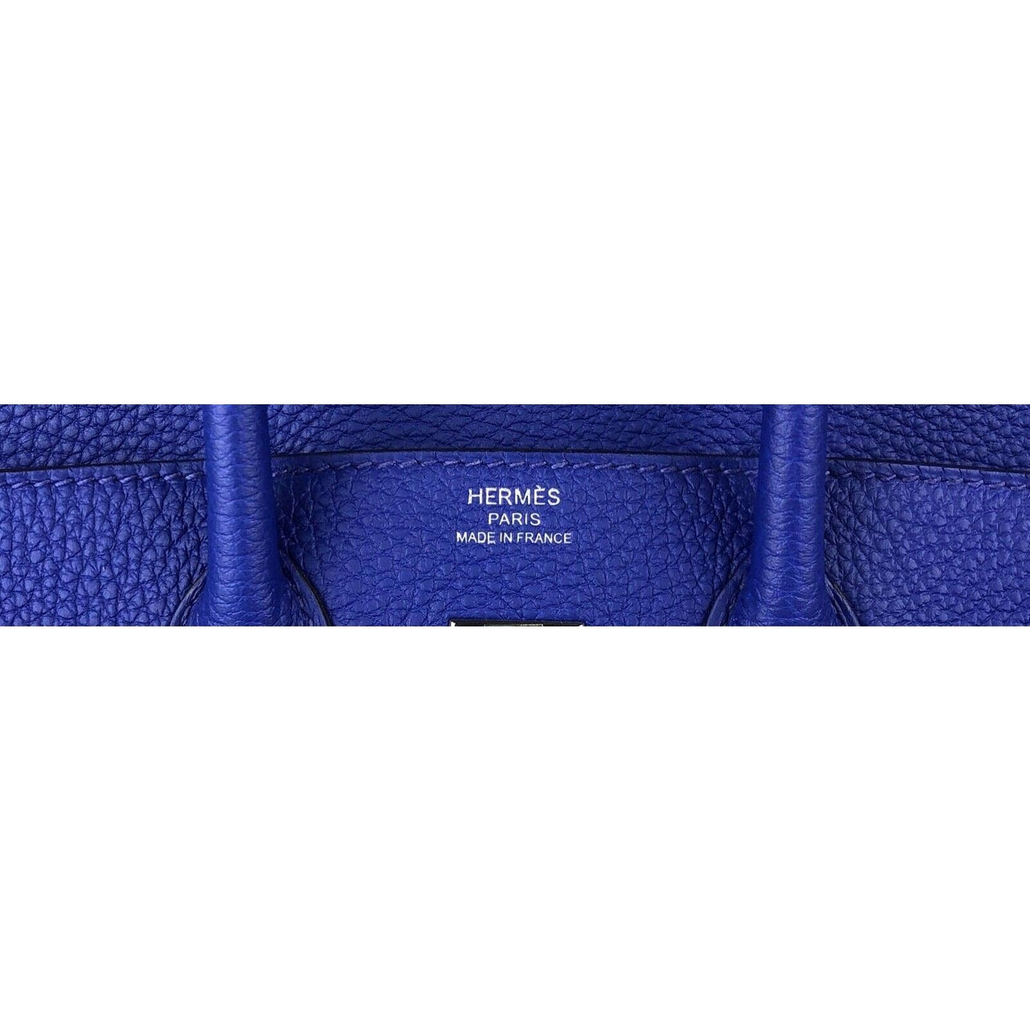 Hermes Birkin 25 Bleu Blue Royal Togo Leather Palladium Hardware Handbag 2022