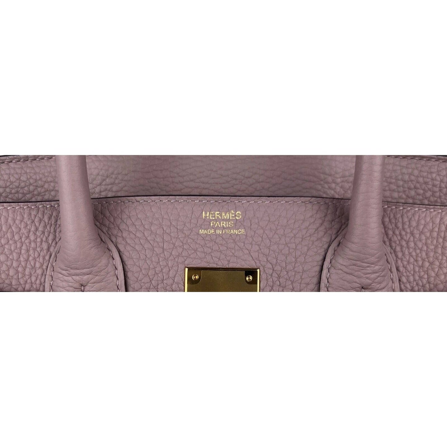 Hermes Birkin 30 Glycine Togo Leather GoldHardware Handbag Bag RARE