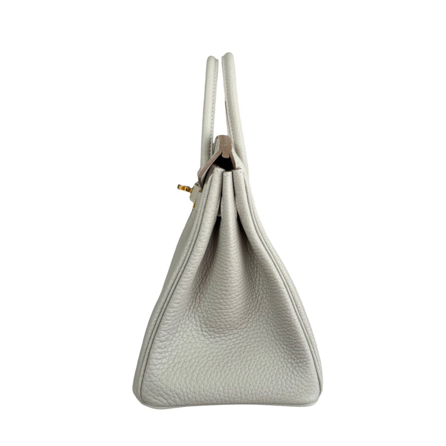 Hermes Birkin 25 Gris Perle Pearl Gray Togo Leather Gold Hardware 2022 Handbag