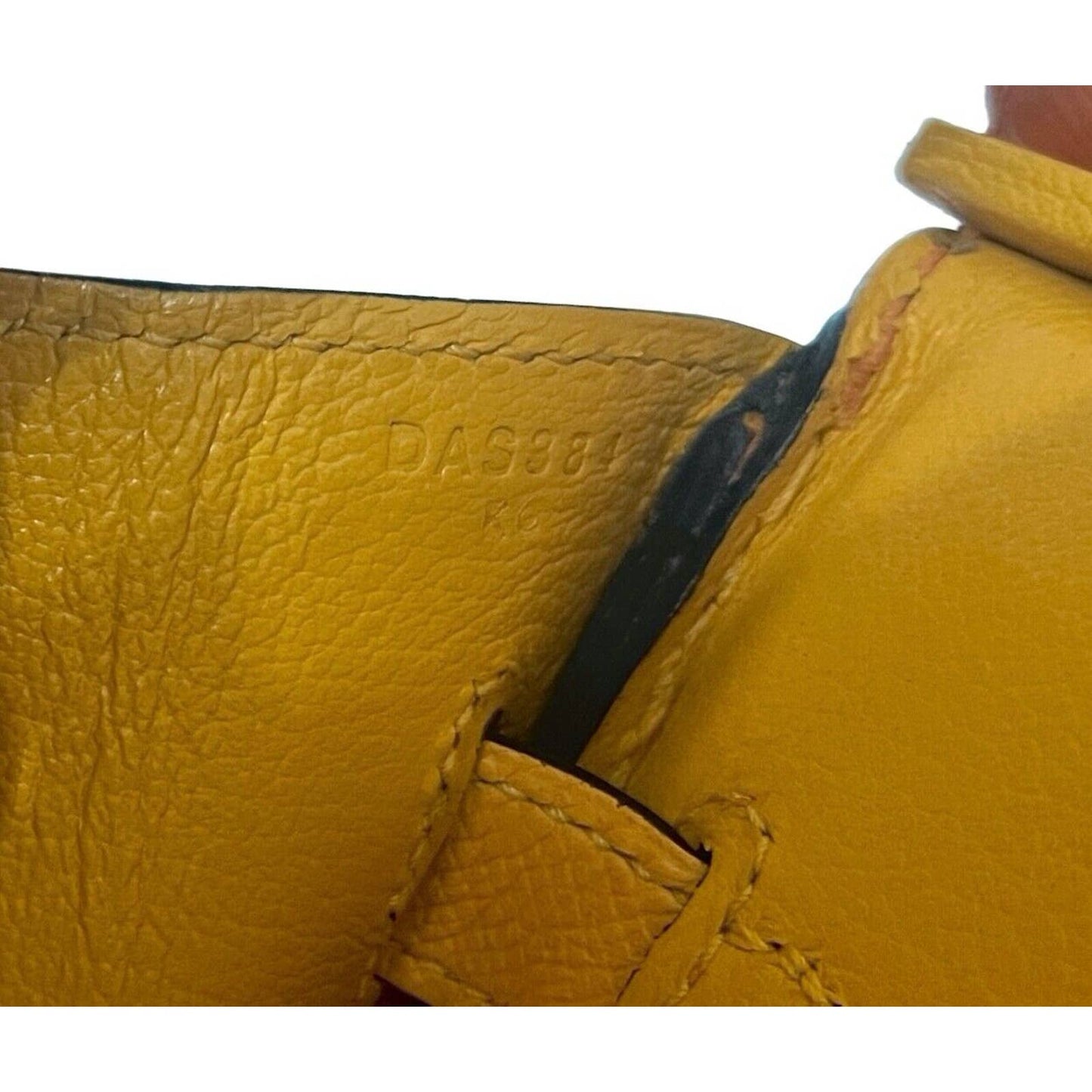 Hermes Birkin 30 Special Order Epsom Feu Orange Jaune D'or Yellow Brushed Gold