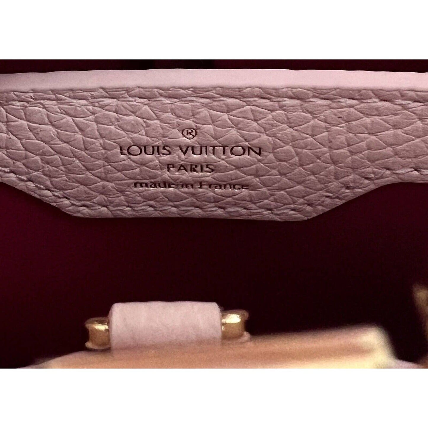 New Limited Edition Louis VUITTON Capucines pm Pink Leather Hand Shoulder Bag