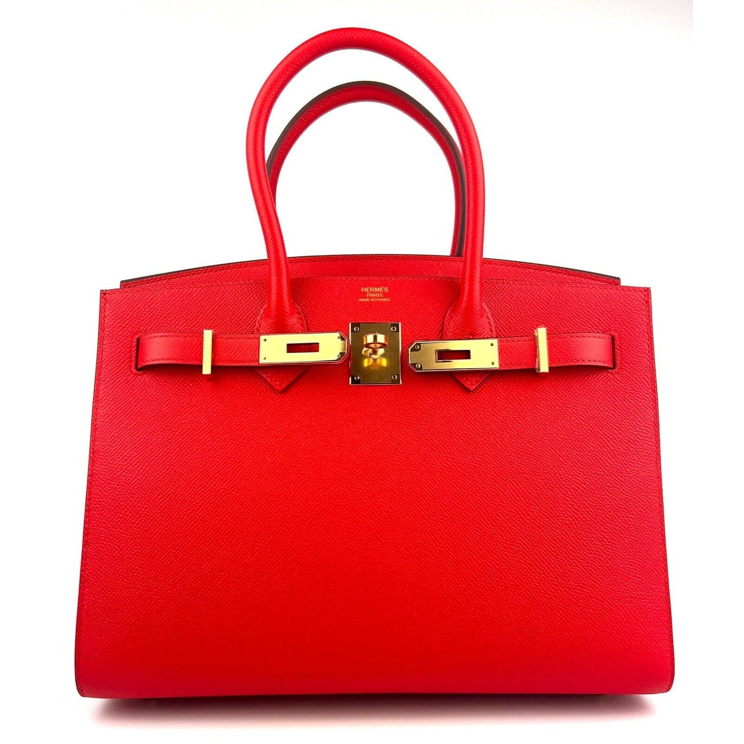 Hermes Birkin 30 Sellier Rouge de Coeur Epsom Leather Gold Hardware