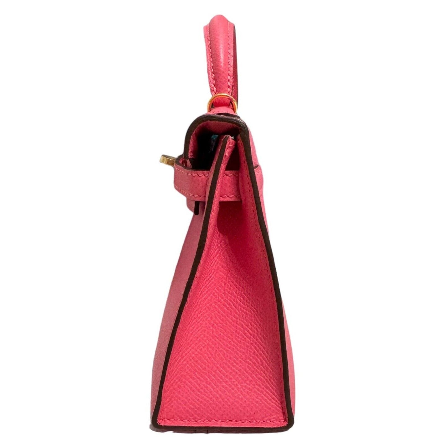 Hermes Kelly Mini 20 Rose Azalea Azalea Pink Epsom Leather Gold Hardware