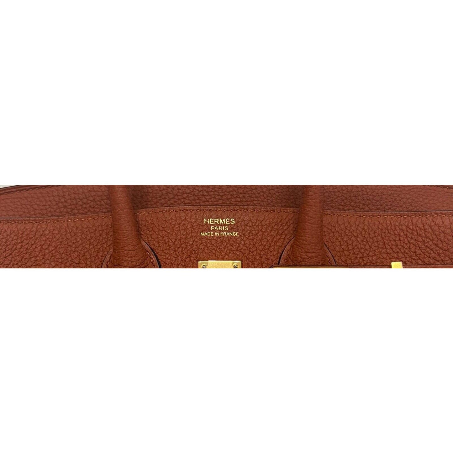 Hermes Birkin 25 Cuivre Orange Togo Leather Gold Hardware