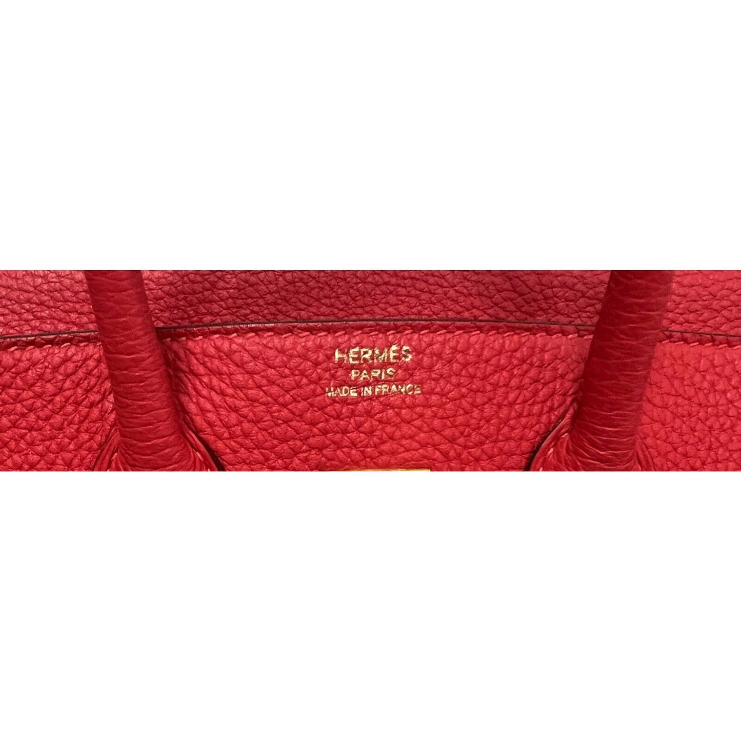 Hermes Birkin 25 Bougainvillea Red Pink Togo Leather Gold Hardware Handbag Bag