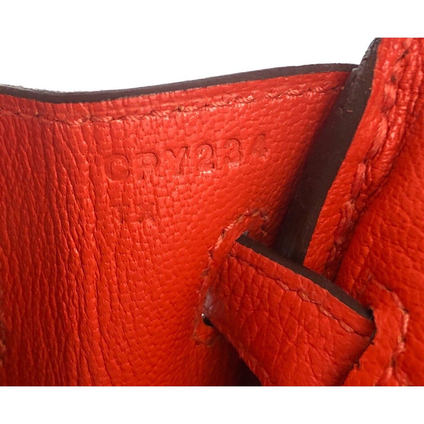 Hermes Birkin 25 Poppy Orange Togo Handbag Bag Gold Hardware 2018