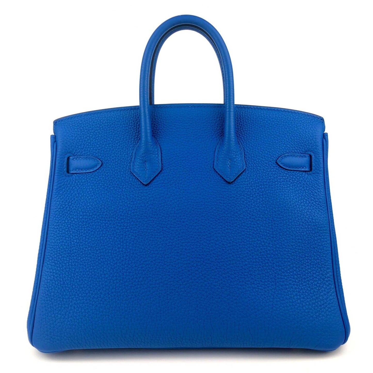 Hermes Birkin 25 Blue Zellige Togo Leather Gold Hardware Handbag Bag