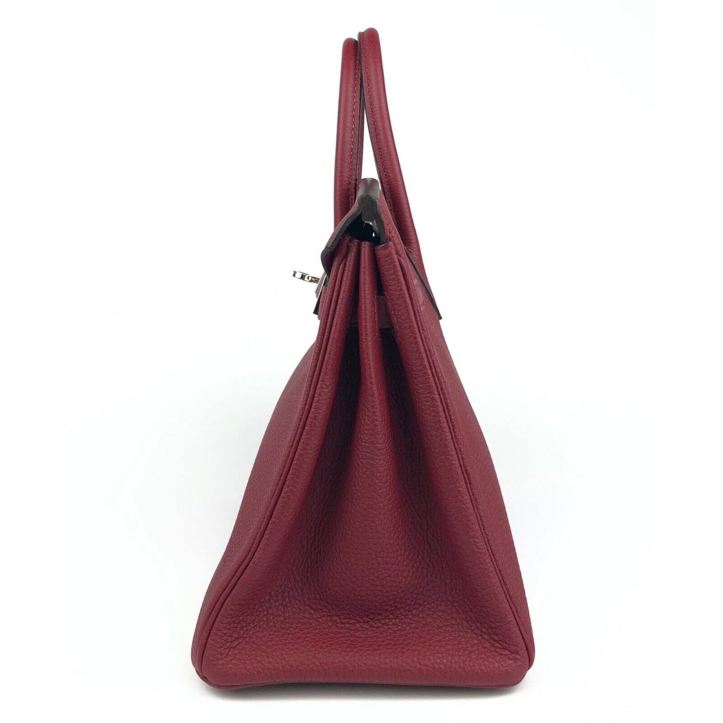 Hermes Birkin 25 Rouge Grenat Red Togo Handbag Bag Palladium Hardware