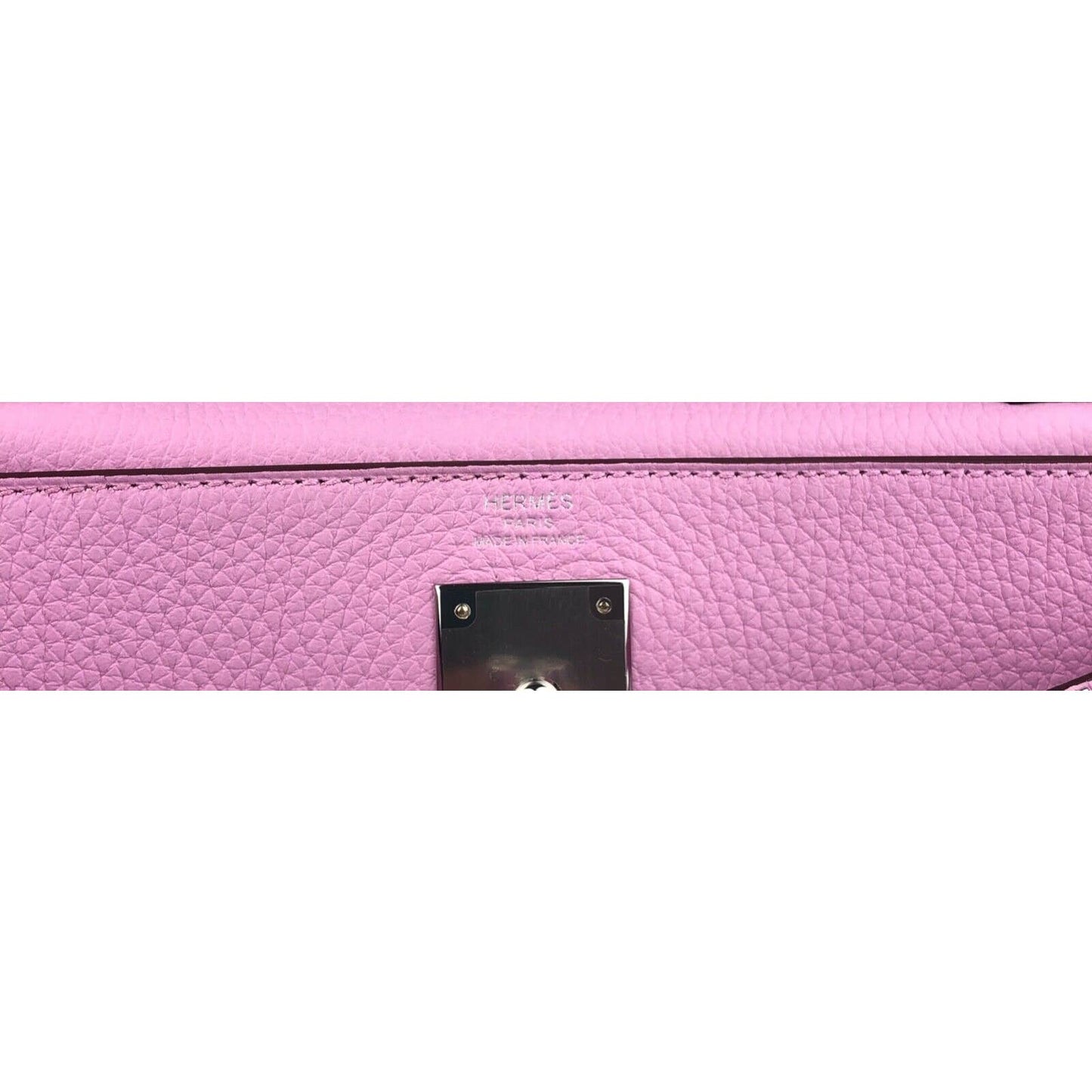 Hermes Kelly 28 Mauve Sylvester Pink Palladium Hardware 2022 U Stamp