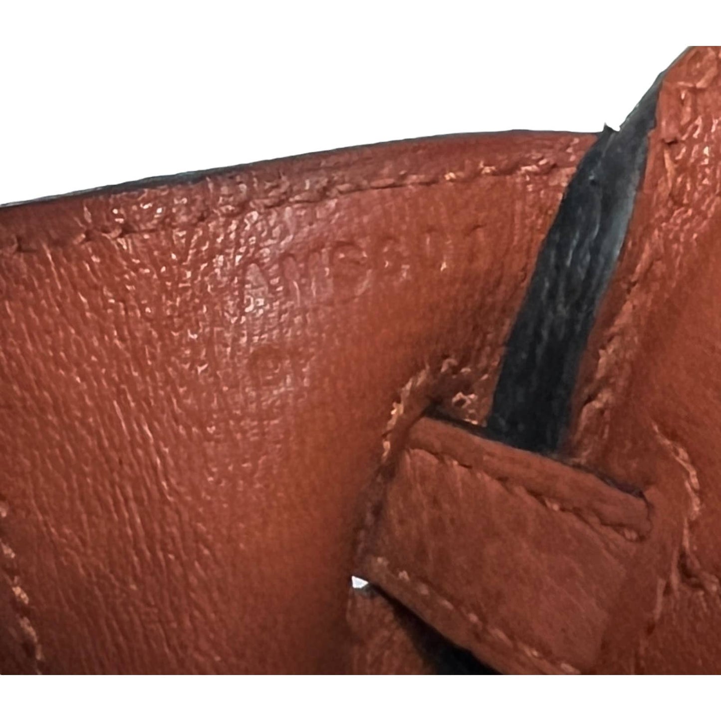 Hermes Birkin 25 Cuivre Orange Togo Leather Gold Hardware