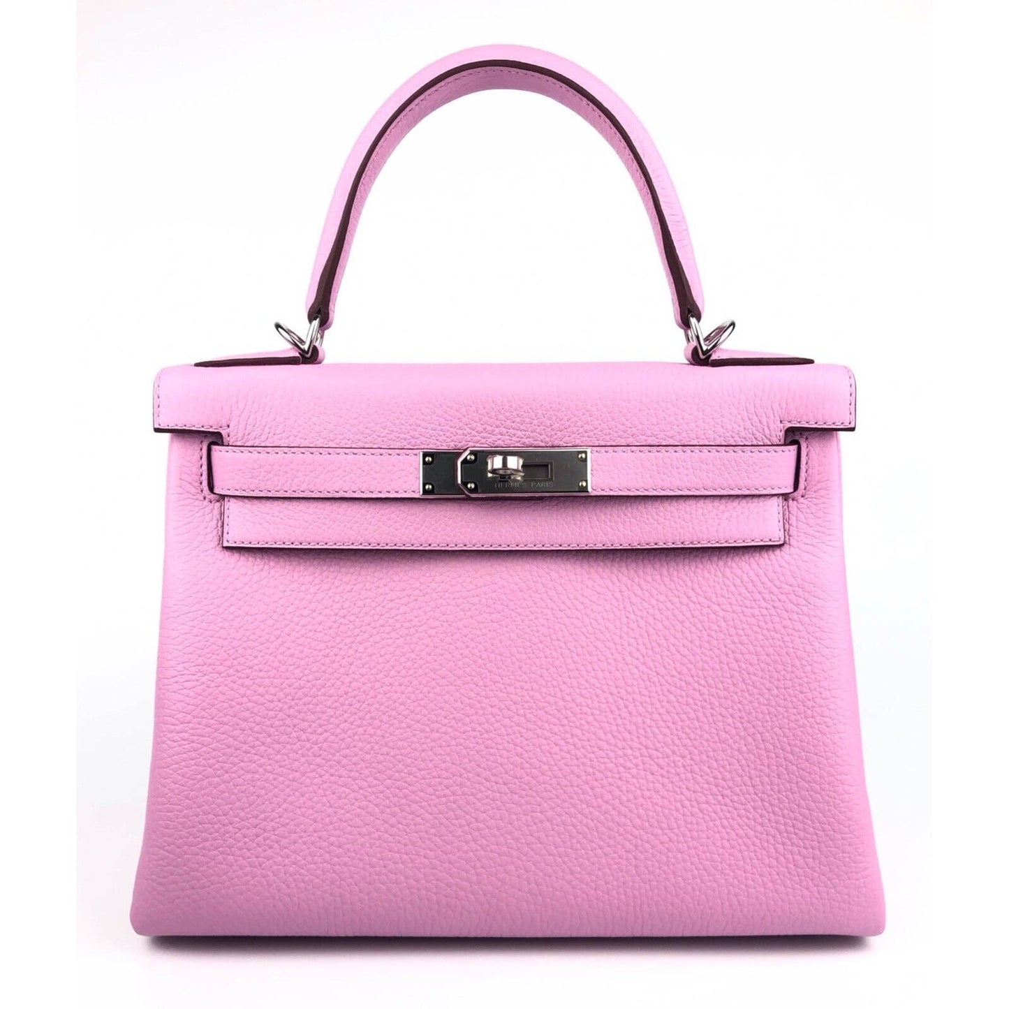 Hermes Kelly 28 Mauve Sylvester Pink Palladium Hardware 2022 U Stamp