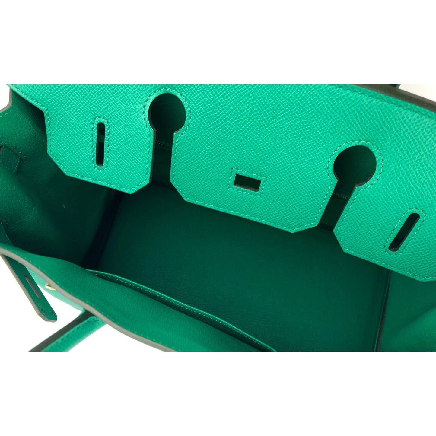 Hermes Birkin 30 Vert Jade Green Epsom Leather Handbag Gold Hardware 2021