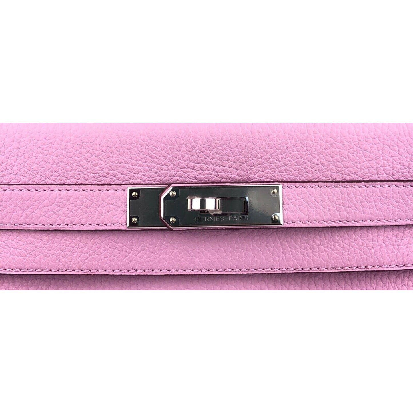 Hermes Kelly 28 Mauve Sylvester Pink Palladium Hardware 2022 U Stamp