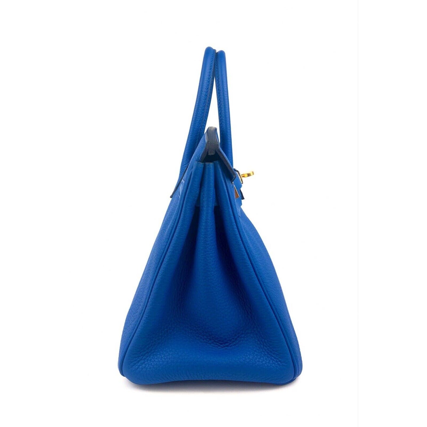 Hermes Birkin 25 Blue Zellige Togo Leather Gold Hardware Handbag Bag