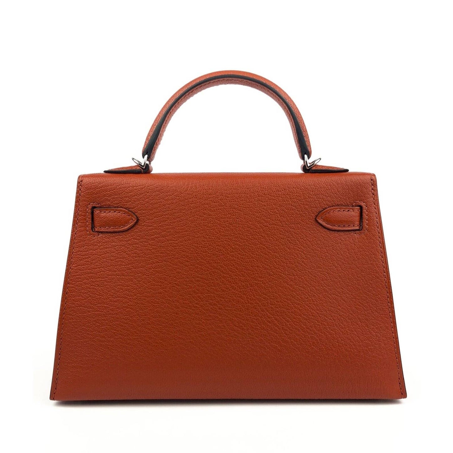 Hermes Kelly Mini 20 Cuivre Chèvre Leather Rose Mexico Palladium Hardware 2022
