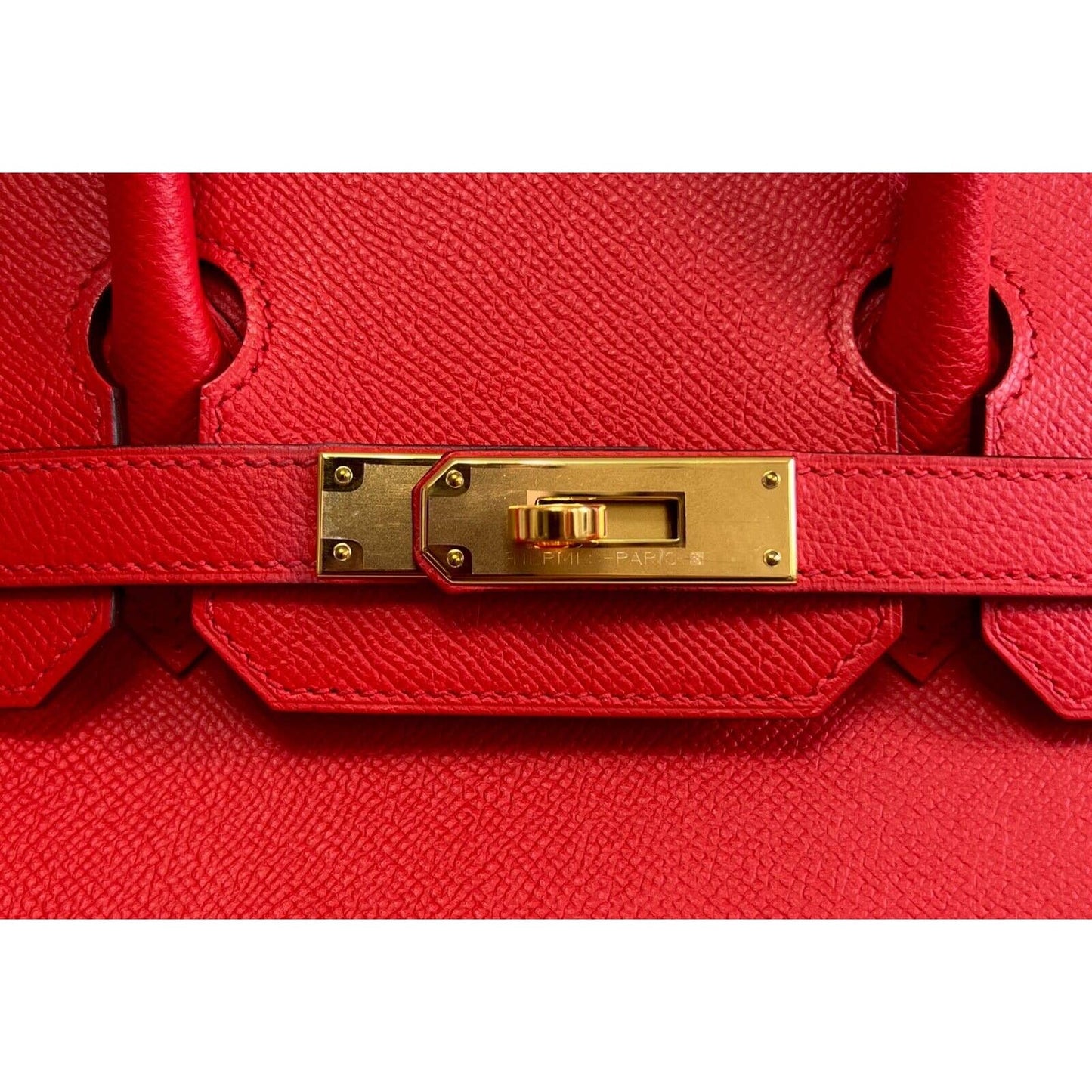 Hermes Birkin 30 Rouge de Coeur Red Epsom Leather Gold Hardware Bag Handbag 2019