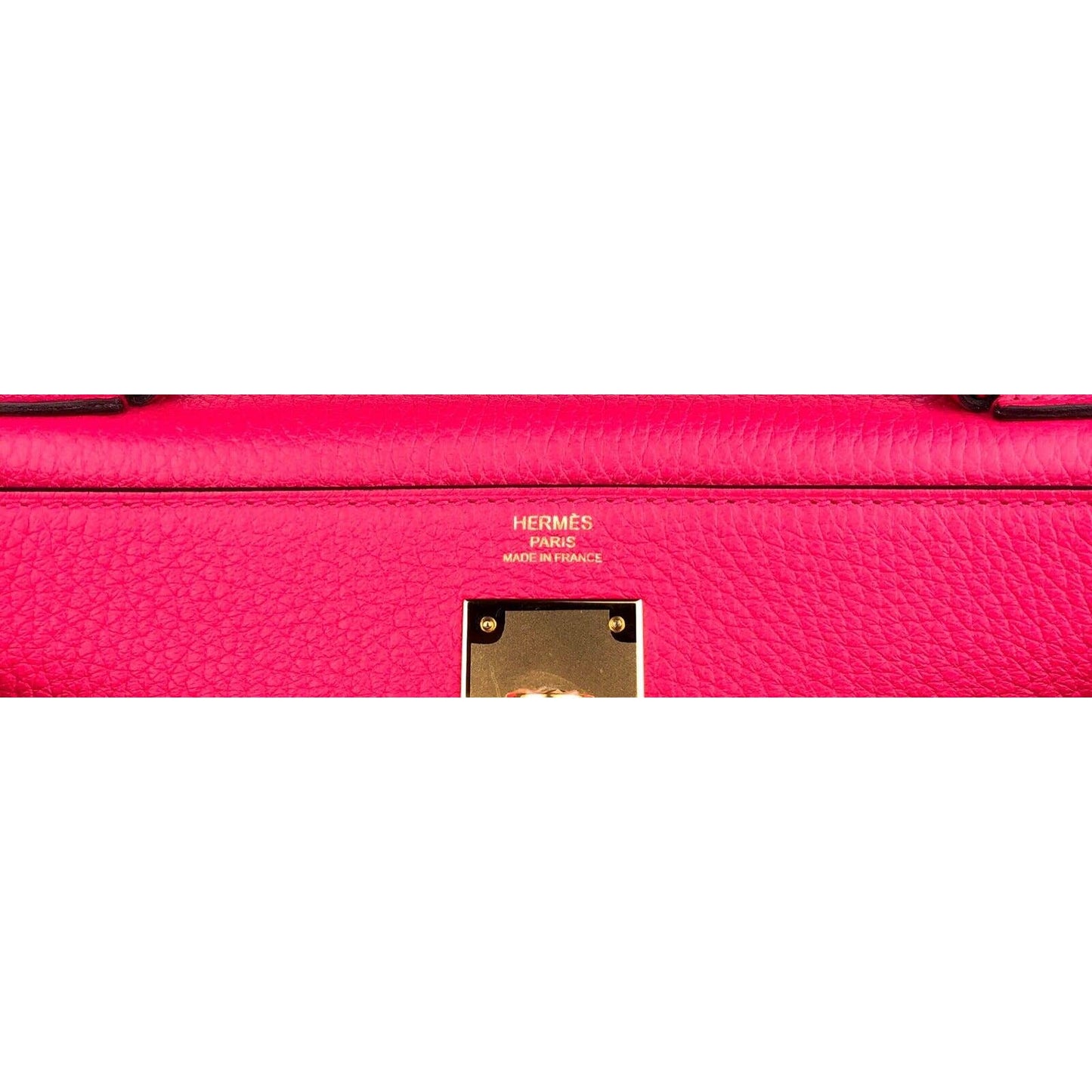 Hermes Kelly 28 Rose Extreme Pink Leather Shoulder Bag Gold Hardware 2019